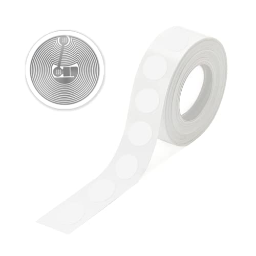 NTAG216 NFC-Tags-Aufkleber, wiederbeschreibbare NFC-Tags NTAG216 Aufkleber, 25 mm rund, 13,56 MHz RFID-NFC-Etikett, 888 Byte Speicher, 50 Stück NTAG216 NFC-Tags-Aufkleber, wiederbeschreibbare NFC-Tags NTAG216 Aufkleber, 25 mm rund, 13,56 MHz RFID-NFC-Etikett, 888 Byte Speicher, 50 Stück von BABIQT
