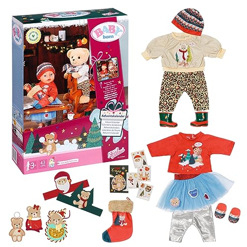 BABY born Adventskalender mit 24 Überraschungen, enthält Kleidung und Accessoires für 43 cm Puppen, 834466 Zapf Creation BABY born Adventskalender mit 24 Überraschungen, enthält Kleidung und Accessoires für 43 cm Puppen, 834466 Zapf Creation von BABY Born