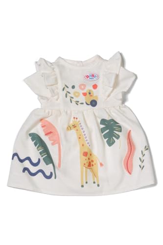 BABY born Rüschenkleid mit Dschungel & Giraffen-Print - Hochwertiges Puppenzubehör - Kleidung geeignet für Puppen der Größe 43 cm BABY born Rüschenkleid mit Dschungel & Giraffen-Print - Hochwertiges Puppenzubehör - Kleidung geeignet für Puppen der Größe 43 cm von BABY Born