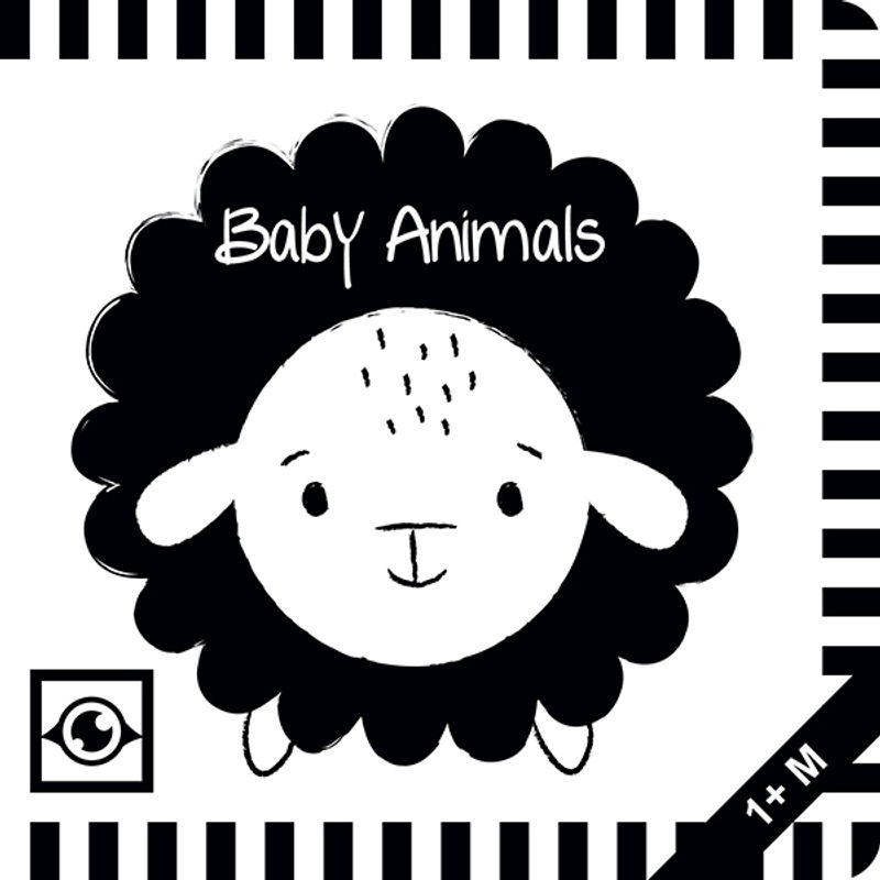 Baby Animals: Kontrastbuch Für Babys Mit Öffnungen · Kontrastreiche Bilder Angepasst An Babyaugen · Schwarz Weiß Buch Für Neugeborene · Mein Erstes Bi von BABY EYE