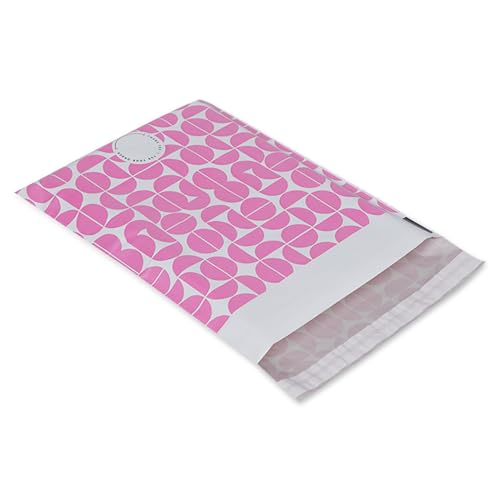 Packung mit 50 Retro Love Cargo Bags - Versandtaschen für kleine Unternehmen - Versandtaschen - 23.9 x 34.8 cm (A4) - 50 Stück (Retro) von BABY SHOWER CHOCOLATE