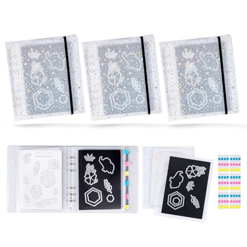Magnetische Blätter und Aufbewahrungsbeutel für Briefmarken und Stanzformen, mit Albumtasche, gestanztes Aufbewahrungsset für Aufbewahrung, Stanzen, DIY, Scrapbooking, Kartenherstellung (Weiß, 3 Sets) Magnetische Blätter und Aufbewahrungsbeutel für Briefmarken und Stanzformen, mit Albumtasche, gestanztes Aufbewahrungsset für Aufbewahrung, Stanzen, DIY, Scrapbooking, Kartenherstellung (Weiß, 3 Sets) von BABYSHEEP