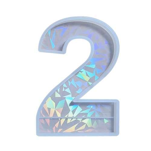 0-9 Nummer Geburtstag Kerze Silikon Schimmel 3d Fondant Kuchenschokolade Dekoration Werkzeug Handgefertigte Bonbonform Partyzubehör von BABYVIVA