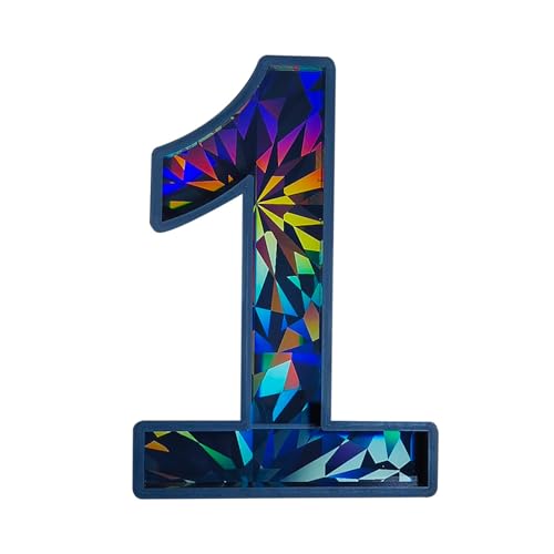 0-9 Nummer Geburtstag Kerze Silikon Schimmel 3d Fondant Kuchenschokolade Dekoration Werkzeug Handgefertigte Bonbonform Partyzubehör von BABYVIVA
