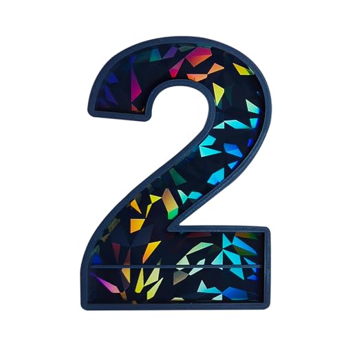0-9 Nummer Geburtstag Kerze Silikon Schimmel 3d Fondant Kuchenschokolade Dekoration Werkzeug Handgefertigte Bonbonform Partyzubehör von BABYVIVA