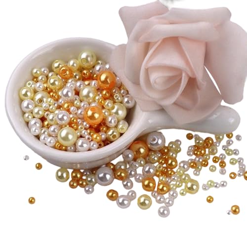 150pcs Runde Künstliche Perlen 3mm-8mm Nachahmungsperlen Perlen Für Handwerk Schmuck Machen Armbänder Halsketten Kopfbedeckungen von BABYVIVA