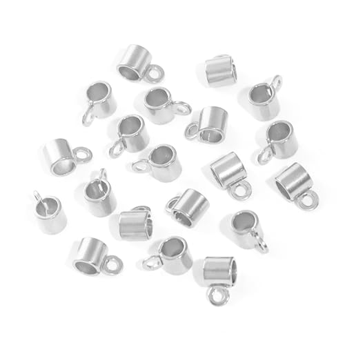 20pcs Edelstahl Gold/Stahl Runde Anschlüsse Runde Charmeanschlüsse Für Schmuckfeteden Und Bastelmittel von BABYVIVA