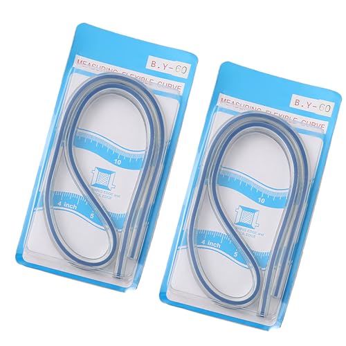 2pcs Flexibles Messband Soft PVC Messung Herrscher Mode Designing Lineal Für Kleidungsmuster Zur Schneiderung 2pcs Flexibles Messband Soft PVC Messung Herrscher Mode Designing Lineal Für Kleidungsmuster Zur Schneiderung von BABYVIVA
