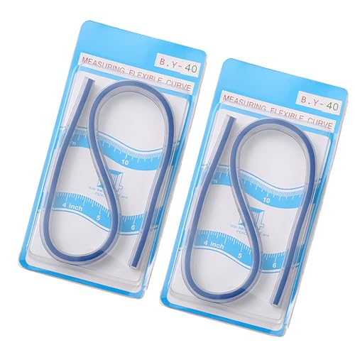 2pcs Flexibles Messband Soft PVC Messung Herrscher Mode Designing Lineal Für Kleidungsmuster Zur Schneiderung 2pcs Flexibles Messband Soft PVC Messung Herrscher Mode Designing Lineal Für Kleidungsmuster Zur Schneiderung von BABYVIVA