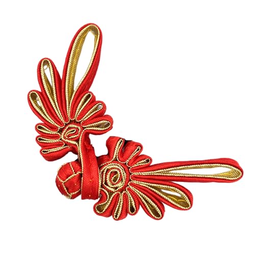 2pcs Retros Chinesische Knotenknöpfe Cheongsam Capes Cloak Clasp Elegante Knöpfe Kleidung Dekoratives Accessoire von BABYVIVA