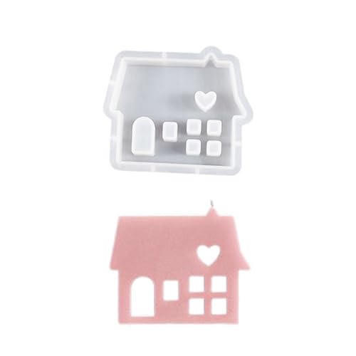3D House Siliconformen Für Harz Herzhausform Kerzenform Duft Kerzenherstellung Kuchendekorationen Backwerkzeuge von BABYVIVA