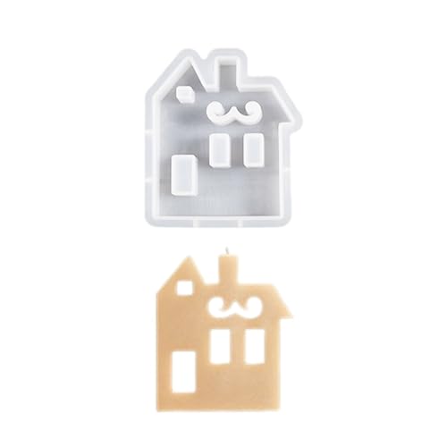 3D House Siliconformen Für Harz Herzhausform Kerzenform Duft Kerzenherstellung Kuchendekorationen Backwerkzeuge von BABYVIVA