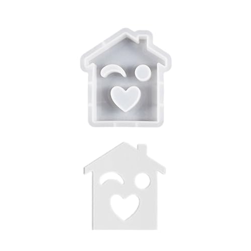 3D House Siliconformen Für Harz Herzhausform Kerzenform Duft Kerzenherstellung Kuchendekorationen Backwerkzeuge von BABYVIVA