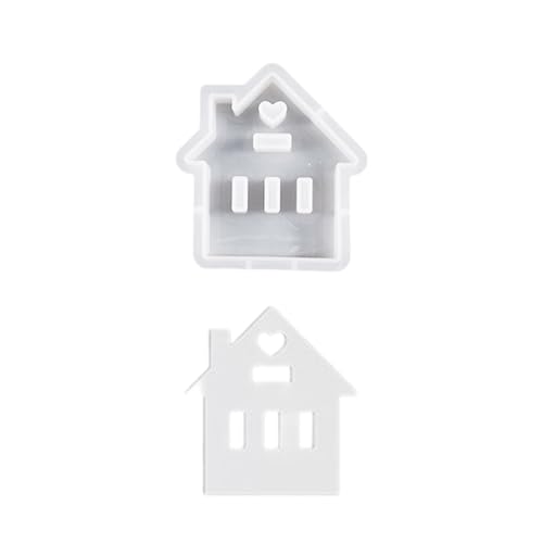 3D House Siliconformen Für Harz Herzhausform Kerzenform Duft Kerzenherstellung Kuchendekorationen Backwerkzeuge von BABYVIVA