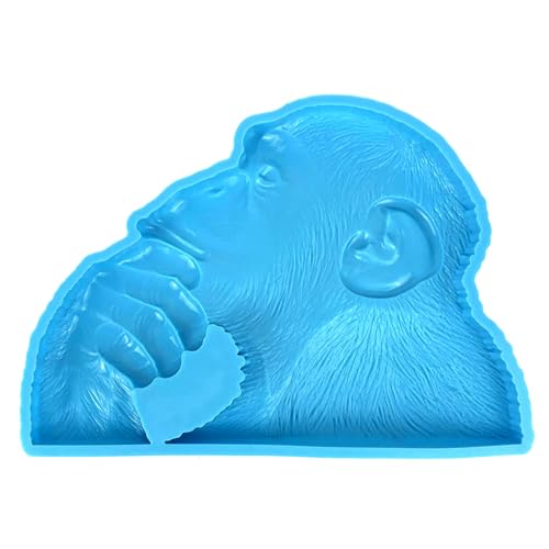 3D Stereo Denken Gorillas Ornament Silikonform Geeignet Für Epoxidharz Jewelry Making Home Decor von BABYVIVA