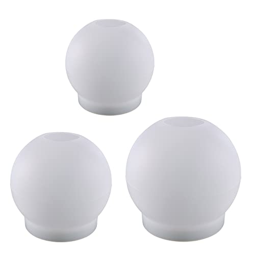 3pcs Kristall Tropfengelkugel Formform Harzgusswerkzeug Kerzenschimmel Kuppe Kugel Epoxidharz Kerzenhalter Form Form von BABYVIVA