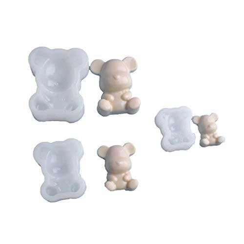 3x Niedlichen Bären Anhänger Silikonform Harz Guss Tiere Schimmel Fondant Bonbonpaste Formhandwerk Schmuck Herstellung Werkzeuge Schimmel Form 3x Niedlichen Bären Anhänger Silikonform Harz Guss Tiere Schimmel Fondant Bonbonpaste Formhandwerk Schmuck Herstellung Werkzeuge Schimmel Form von BABYVIVA