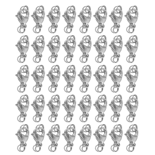 40pcs Edelstahl Hummerverschluss Für Schmuckprojekte Making Erkenntnisse Halskette Verschlüsse Und Schließungen 40pcs Edelstahl Hummerverschluss Für Schmuckprojekte Making Erkenntnisse Halskette Verschlüsse Und Schließungen von BABYVIVA