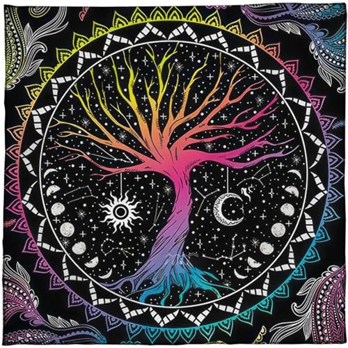BABYVIVA Astrologie Tarottisch Stoff Metaphysischer Brettspiel Mat Pendulum Divinationen Tischdecke Brettspielkartenpolster BABYVIVA Astrologie Tarottisch Stoff Metaphysischer Brettspiel Mat Pendulum Divinationen Tischdecke Brettspielkartenpolster von BABYVIVA