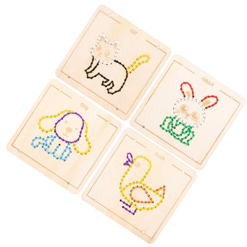 BABYVIVA Bildungsholzschnürung Spielzeug Kleinkind Fine Motor Skilling Board Bildungsssenorische Spielzeugnähte Für Kinder Von 3 Bis 6 Jahren BABYVIVA Bildungsholzschnürung Spielzeug Kleinkind Fine Motor Skilling Board Bildungsssenorische Spielzeugnähte Für Kinder Von 3 Bis 6 Jahren von BABYVIVA