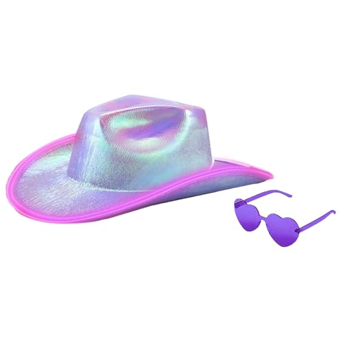 BABYVIVA Cosplay Cowboy Für Weibliche Westernstyle Top Herz Form Sonnenbrille Junggeselle Bachelorette Party Kostüm Festival Accessoire BABYVIVA Cosplay Cowboy Für Weibliche Westernstyle Top Herz Form Sonnenbrille Junggeselle Bachelorette Party Kostüm Festival Accessoire von BABYVIVA
