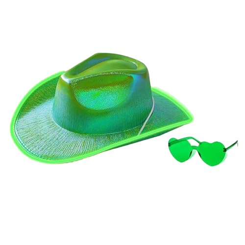 BABYVIVA Cosplay Cowboy Für Weibliche Westernstyle Top Herz Form Sonnenbrille Junggeselle Bachelorette Party Kostüm Festival Accessoire von BABYVIVA
