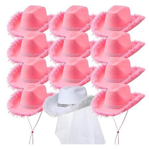 BABYVIVA Fashion Cowgirls Set Von 12 Für Braut Musikfestival Hochzeitsfeiern Travel Festival Head Accessoire BABYVIVA Fashion Cowgirls Set Von 12 Für Braut Musikfestival Hochzeitsfeiern Travel Festival Head Accessoire von BABYVIVA