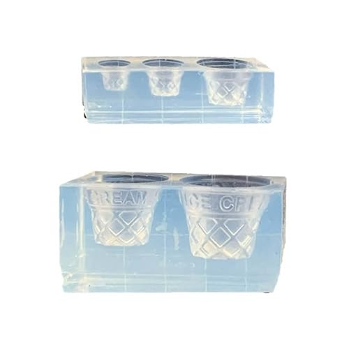 BABYVIVA Silikonform-Set mit 2 Silikon-Epoxid-Formen, Bastelformen, Tischdekorationen, Eistütenform, Ornamente, Silikonmaterial BABYVIVA Silikonform-Set mit 2 Silikon-Epoxid-Formen, Bastelformen, Tischdekorationen, Eistütenform, Ornamente, Silikonmaterial von BABYVIVA