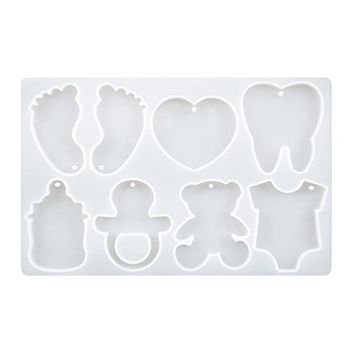 BABYVIVA Silikonform aus Kunstharz, Schmuckformen, Schlüsselanhänger-Harzform-Set, Herz-Silikonform für Harzanhänger, Schlüsselanhänger, Ohrringe, Schmuckherstellung BABYVIVA Silikonform aus Kunstharz, Schmuckformen, Schlüsselanhänger-Harzform-Set, Herz-Silikonform für Harzanhänger, Schlüsselanhänger, Ohrringe, Schmuckherstellung von BABYVIVA