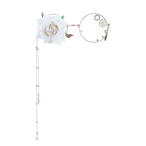 BABYVIVA Teenager Mädchen Lolitastyle Brillen Mit Runden Rahmen Klarer Objektiv Dekorative Brillen Für Anime Cosplay Party Accessoires BABYVIVA Teenager Mädchen Lolitastyle Brillen Mit Runden Rahmen Klarer Objektiv Dekorative Brillen Für Anime Cosplay Party Accessoires von BABYVIVA