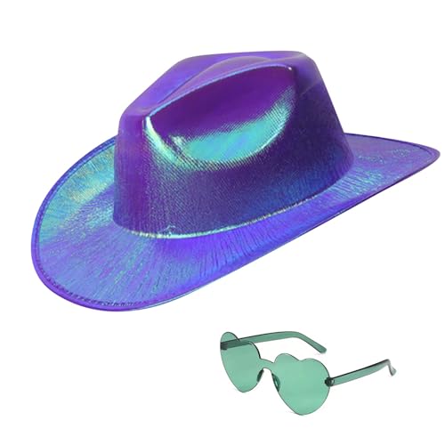 BABYVIVA Western Fantasy Cowboy Sonnenbrille Für Junggeselle Karnevalsparty Mittelpunkt Der Aufmerksamkeit von BABYVIVA