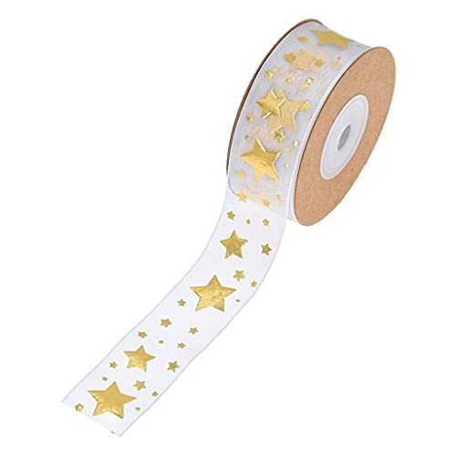 Band Drucksterne Ribbon Für Weihnachten Hochzeit Dekoration Kuchen Ribbon Geschenkverpackung Handmand Kunsthandwerk von BABYVIVA