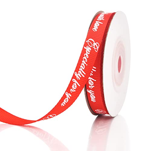 Curling Ribbon Für Geschenkverpackung Valentiner Ribbon Rot Weiß Liebe Herzband Blumen Blumensträuße Für Geschenkverpackung von BABYVIVA
