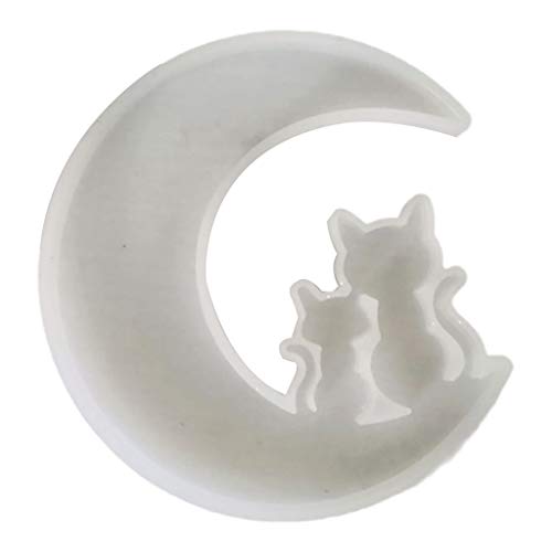 Dealicate Mond Anhänger Schimmel Hängende Dekoration Silikonform Kristallharz Epoxidform Tierische Mond Anhänger Schimmel von BABYVIVA