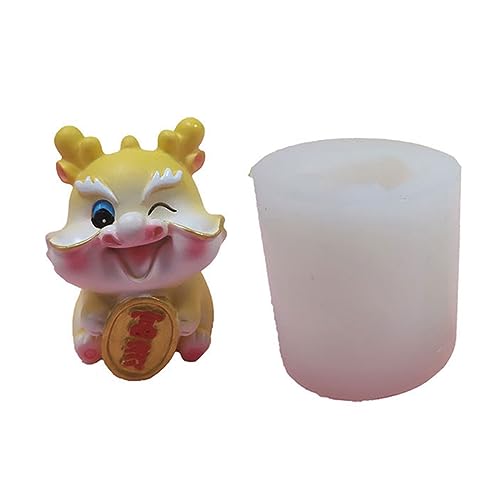Einzigartiges Design Chinesischer Drachenform Kerzenform Silikonschokoladenform Tonform Handherstellung Accessoires Einzigartiges Design Chinesischer Drachenform Kerzenform Silikonschokoladenform Tonform Handherstellung Accessoires von BABYVIVA