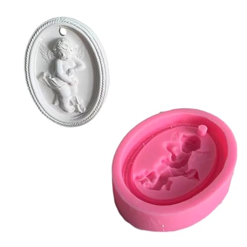 Exquisite Handwerksformen Engelsauflistungen Formen Nicht Stick Wachs Silikonform Engel Anhänger Schimmel von BABYVIVA