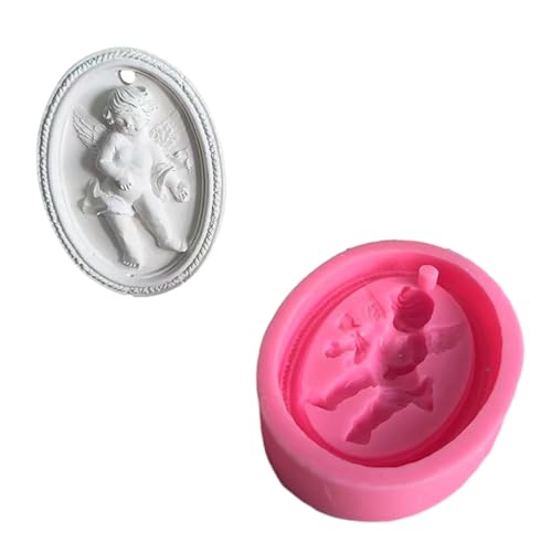 Exquisite Handwerksformen Engelsauflistungen Formen Nicht Stick Wachs Silikonform Engel Anhänger Schimmel von BABYVIVA