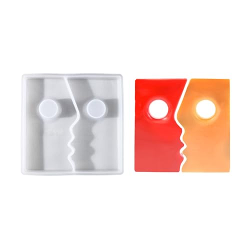 Flexible Silikon Abstrakter Kuss Gesicht Geformter Kerzenform Duft Aromatherapys Herstellung Form Handgefertigter Ornamentform Flexible Silikon Abstrakter Kuss Gesicht Geformter Kerzenform Duft Aromatherapys Herstellung Form Handgefertigter Ornamentform von BABYVIVA