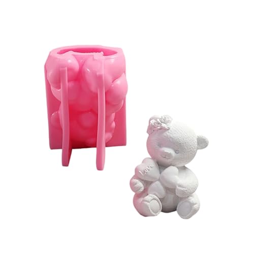 Flexible Silikonformbär Figurinform Geformte Kerzenform Duft Aromatherapys Herstellung Form Handgefertigter Ornamentform Flexible Silikonformbär Figurinform Geformte Kerzenform Duft Aromatherapys Herstellung Form Handgefertigter Ornamentform von BABYVIVA