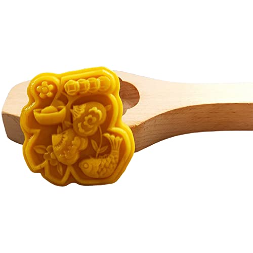 Formen Briefmarken Backgeräte Küche Gadgets Holzmaterial 8 Stil von BABYVIVA