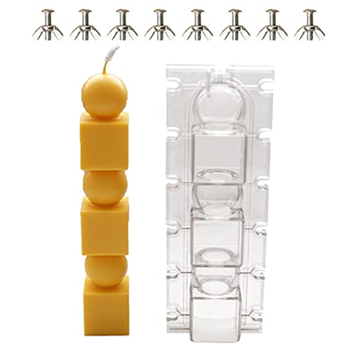 Geometrische Zylinderkerzenkerze Für Kunststoff Kerzenform Handgefertigtes Bienenwachs Geometrische Zylinderkerzenkerze Für Kunststoff Kerzenform Handgefertigtes Bienenwachs von BABYVIVA