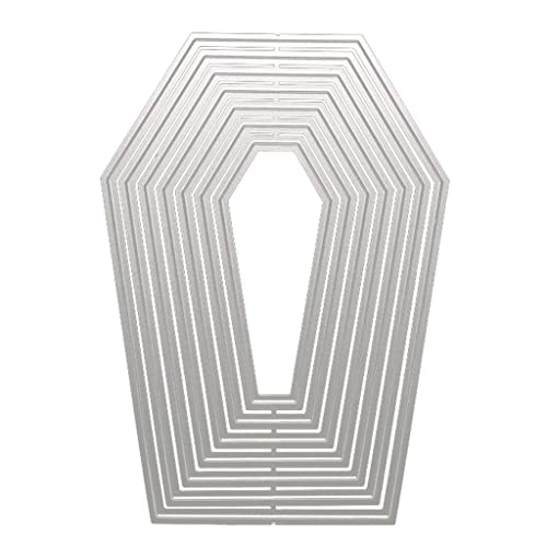 Geometry Metal Schnittstirme Stencil Scrapbooking Album Paper Card Template Schimmelputzfabrik Dekoration von BABYVIVA