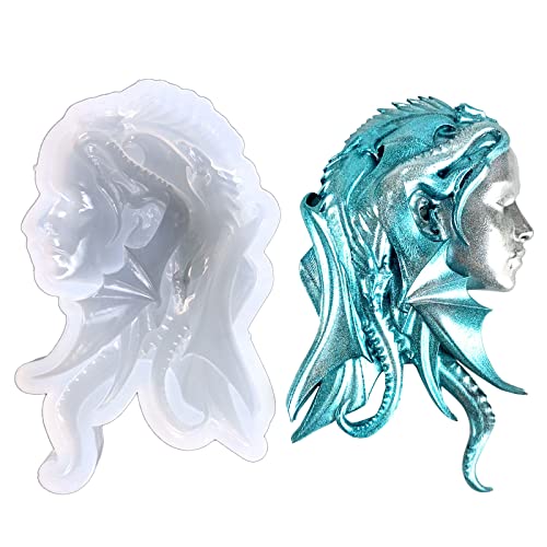 Glänzende Glänzende Silikonharzform Drache Mädchen Schlüsselbund Schimmel Anhänger Ornamente Schmuck Epoxidharz Crafting Form Glänzende Glänzende Silikonharzform Drache Mädchen Schlüsselbund Schimmel Anhänger Ornamente Schmuck Epoxidharz Crafting Form von BABYVIVA