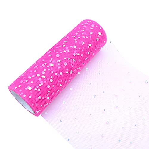 Glitzer Pailletten Net Tulle Spool Rolls Fotografie Hintergrund Hochzeiten Party Tutu Kostüm Haar Ornament Ribbon von BABYVIVA