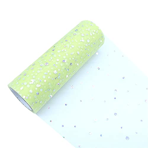Glitzer Pailletten Net Tulle Spool Rolls Fotografie Hintergrund Hochzeiten Party Tutu Kostüm Haar Ornament Ribbon von BABYVIVA