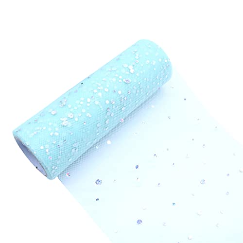 Glitzer Pailletten Net Tulle Spool Rolls Fotografie Hintergrund Hochzeiten Party Tutu Kostüm Haar Ornament Ribbon von BABYVIVA
