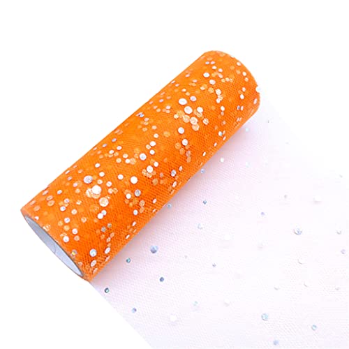 Glitzer Pailletten Net Tulle Spool Rolls Fotografie Hintergrund Hochzeiten Party Tutu Kostüm Haar Ornament Ribbon von BABYVIVA