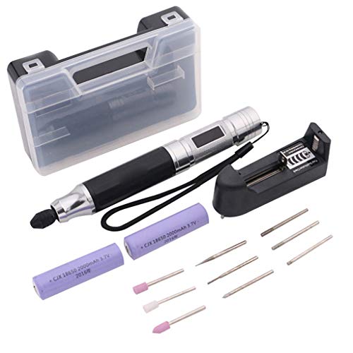 Gravurstift Wiederaufladbare Elektroschnitzpolierstift Tragbare Bohrmaschine Für Metallholzschmuck Glas von BABYVIVA