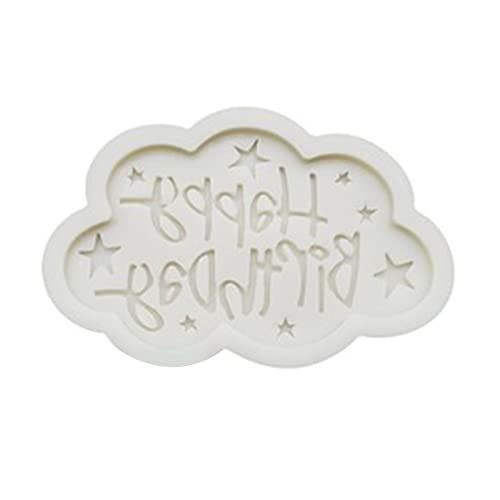 Handgefertigtes Silikon Fondant Schimmel Alles Zum Geburtstag Briefe Schokoladenzuckerhandwerk Gummi Form Kerzenharz Kunsthandwerk von BABYVIVA