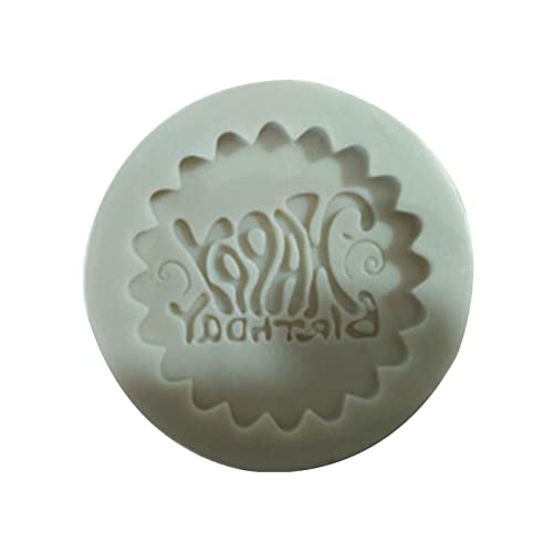 Handgefertigtes Silikon Fondant Schimmel Alles Zum Geburtstag Briefe Schokoladenzuckerhandwerk Gummi Form Kerzenharz Kunsthandwerk von BABYVIVA
